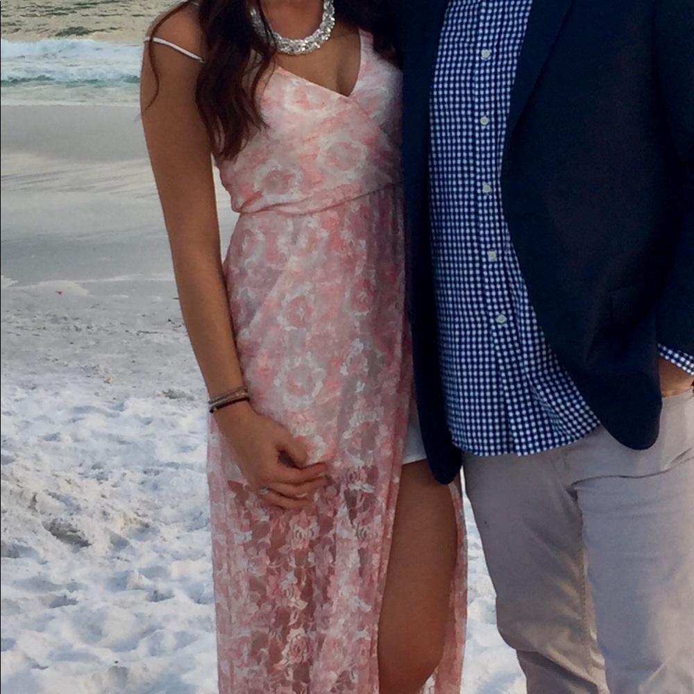 BCBG Floral maxi dress